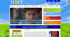 Desktop Screenshot of hope-international.us