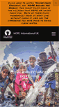 Mobile Screenshot of hope-international.org.uk